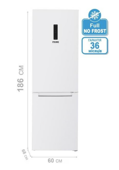 Холодильник з морозильною камерою Prime Technics RFN 1807 EWD RFN 1807 EWD фото