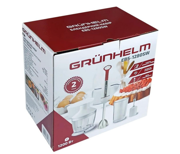 Занурюваний блендер Grunhelm EBS-1280SW EBS-1280SW фото
