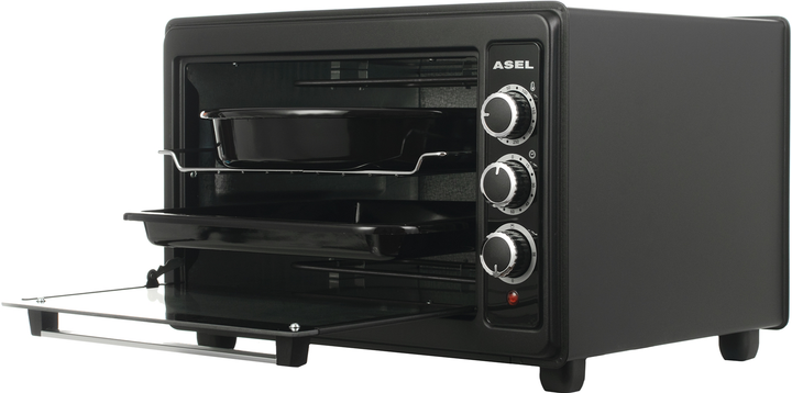 Духовка настільна Asel AF-33-23 Black AF-33-23 фото