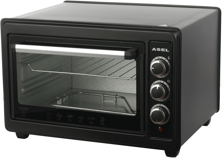 Духовка настільна Asel AF-33-23 Black AF-33-23 фото